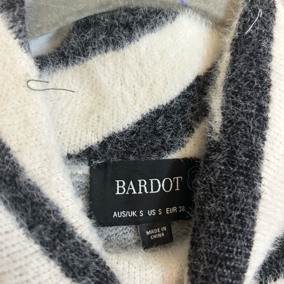 Bardot Zebra Print Mock Neck Sweater Dress - Picture 3 of 4